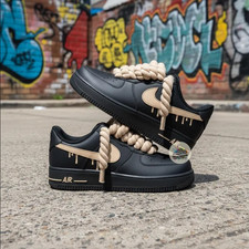Nike Air Force 1 Custom Black