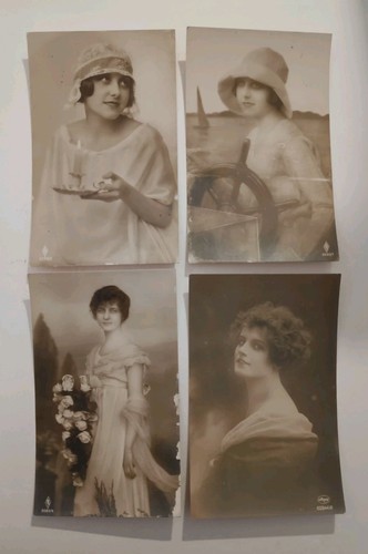 Lotto foto cartoline - cartoline, dame