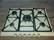 Piano cottura 5 zone cottura, 6 fuochi gas metano - smaltato. Utilizzo 2 Anni