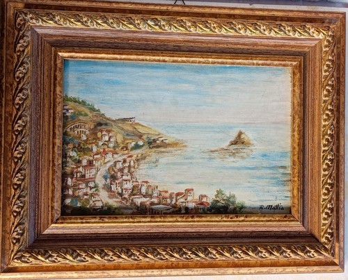 Quadro antico dipinto 900 olio - dipinto,