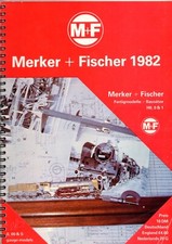 catalogo MERKER + FISCHER M+F DJH 1982 Fertigmodelle +Bausätze HO O OO D E NL cc