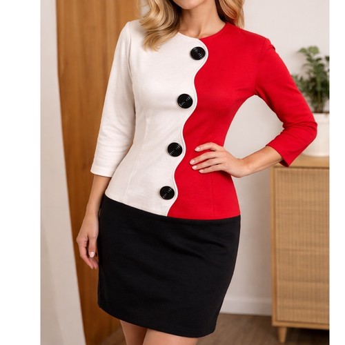 Abito vintage rosso - cw,