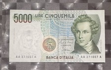 5000 LIRE Bellini TRIPLA A