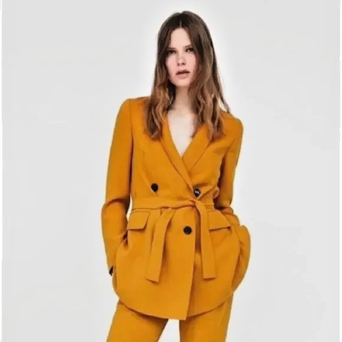 Blazer donna zara giallo - donna,
