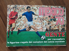 CALCIO ALBUM FIGURINE MEXICO 70 CALCIATORI CAMPIONATI MONDIALI DI CALCIO GENTE