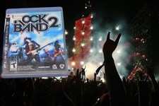 Rock Band 2 PS3 Playstation 3 completo di custodia gioco manuale disco pulito testato