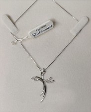 Filo + croce in Oro bianco 18