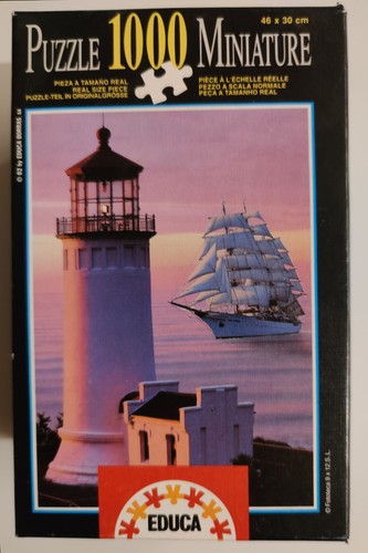 Micro puzzle 1000 - 1000, miniature