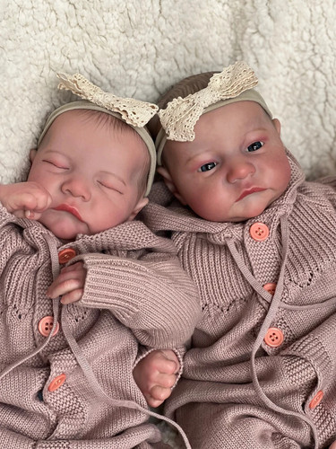 Reborn baby doll - gemelli, levi