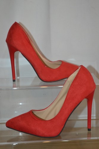 Scarpe donna rosso tacco - scarpe,