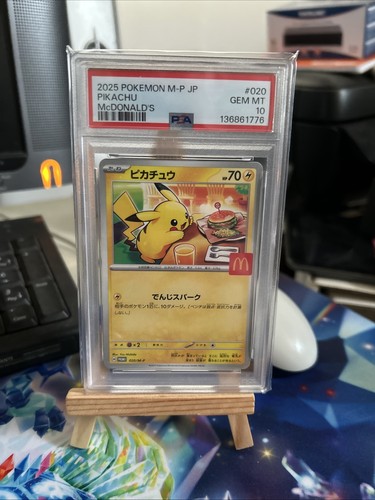 Pikachu mcdonald psa10 mystery - pikachu,