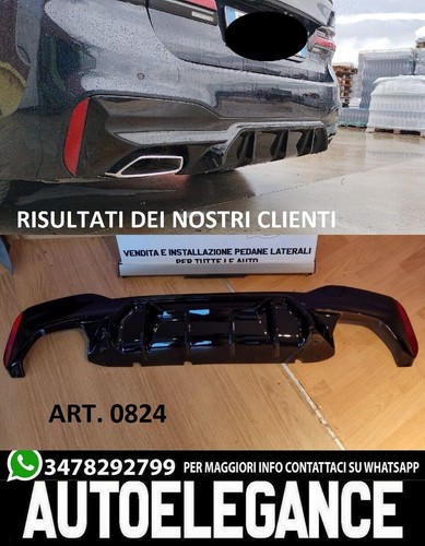 Diffusore paraurti nero per - diffusore,