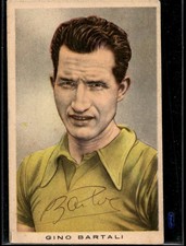 cartolina ciclismo Gino Bartali autografata