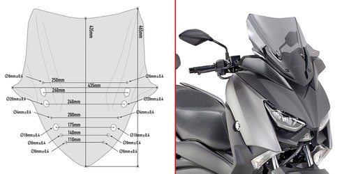 Givi parabrezza sport fumè - givi,