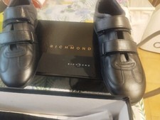 sneakers uomo pelle nera senza