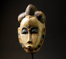 Maschera africana Baule legno