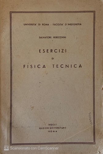 Esercizi fisica tecnica - di,