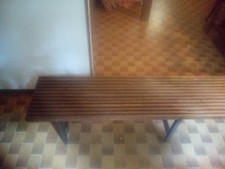 Panca legno e ferro 208x38,5x44 stile svedese.ritiro a mano zona Pianoro villagg