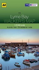 Lyme Bay (Walker's Map) - AA Publishing