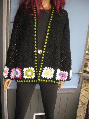 Cardigan all uncinetto granny - cardigan,