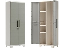 KETER Armadio da Esterno in Resina Linear Wood Portascope 68x39x173h KET416537