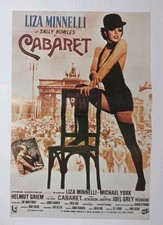 Poster Locandina Cabaret Liza Minelli 42x27cm Film Tv Cinema