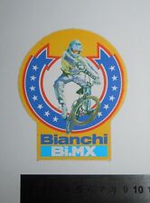 ADESIVO STICKER AUTOCOLLANT VINTAGE ORIGINAL BIANCHI CAMPIONE DEL MONDO