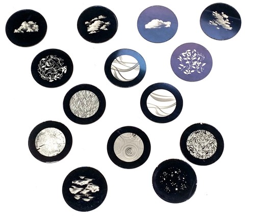 Vetro gobo 30 - mm, ecc