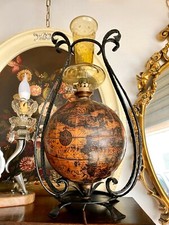 Antica lampada petrolio con - lampada,