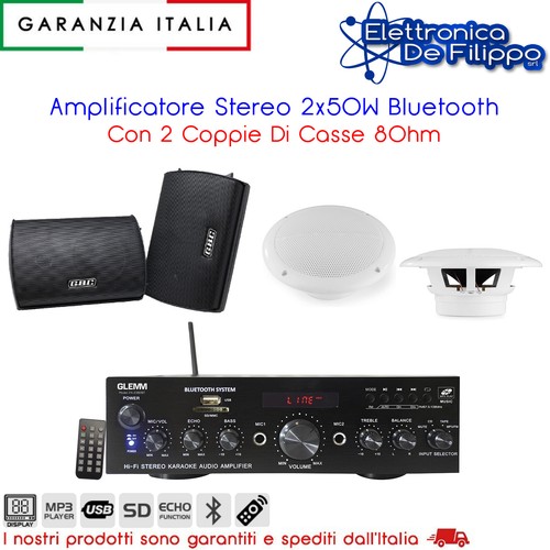 Amplificatore stereo 2x50w - amplificatore,