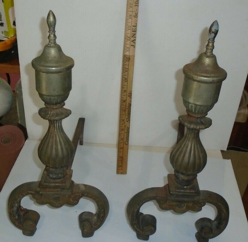 Pair vintage fireplace - of,