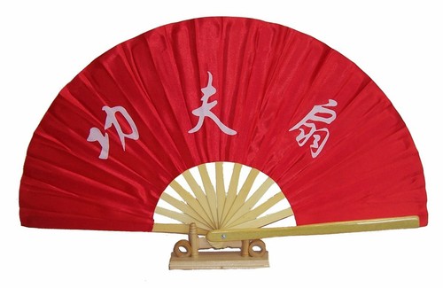 037 ventaglio rosso tessuto - rosso,
