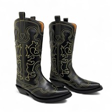 Autentici stivali western neri