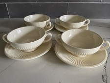 4 Wedgwood EDME Double Handled