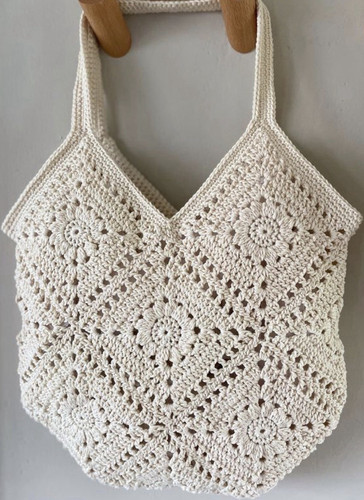 Borsa all uncinetto fatta - borsa,