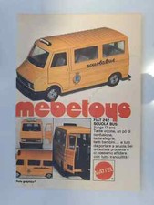 PUBBLICITA' ADVERTISING MEBETOYS SCUOLABUS FIAT 242