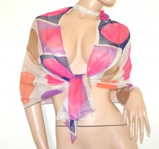 Foulard donna rosa fucsia