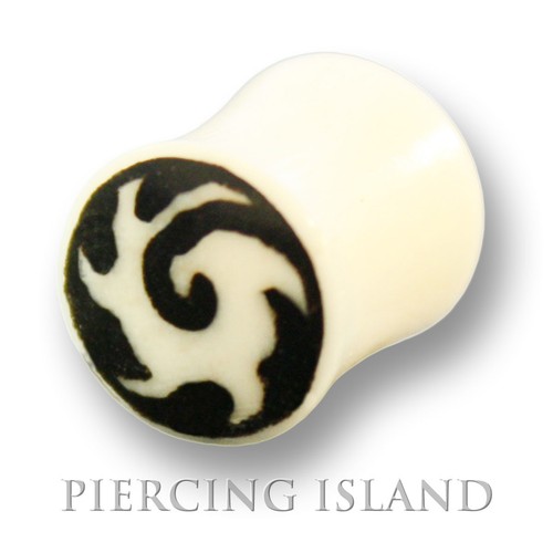 Piercing orecchio plug corno