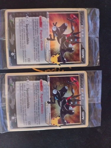 Coppia greninja gold star - gold,