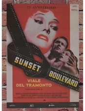 manifesto VIALE DEL TRAMONTO william holden gloria swanson erich W79