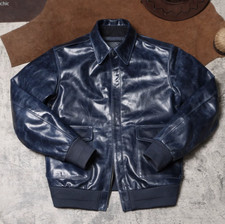 Giacca bomber batik pelle