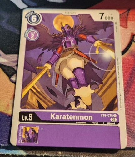 Digimon karatenmon bt8 078 - x1, bt8-078