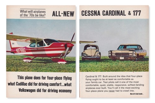 Pubblicità cessna cardinal - cessna,