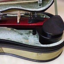 Yamaha SV-110 Violino Elettrico Silenzioso Rosso con Custodia