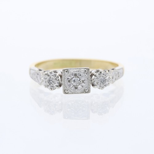 Anello antico diamanti