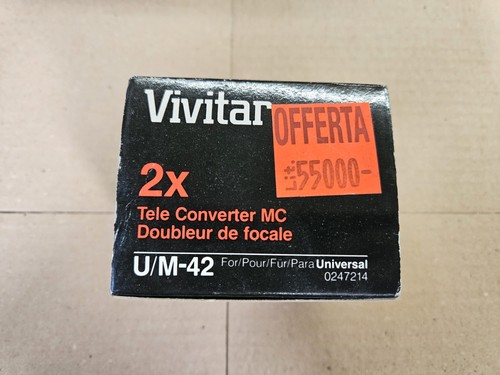 Vivitar teleconverter mc - 2x,