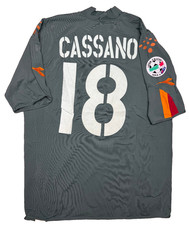 Maglia calcio vintage Cassano AS Roma JERSEY SHIRT 2004 2005 MAZDA Diadora