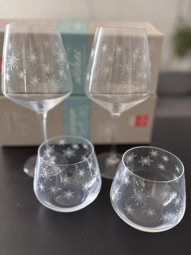 Set calici 2 bicchieri rcr - set,