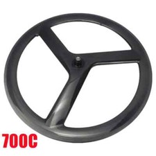 700C V Freno Bici Strada Set Ruote 3 Raggi Ruota Bicicletta 23mm Larghezza 50mm Profondità