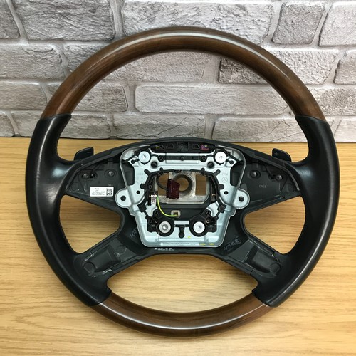 Volante pelle legno - e,
